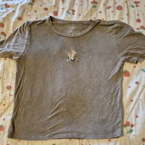 Gray Short Sleeve Women's Tee